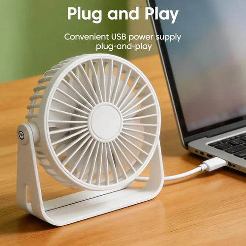 Mini USB Rechargeable Desk Fan